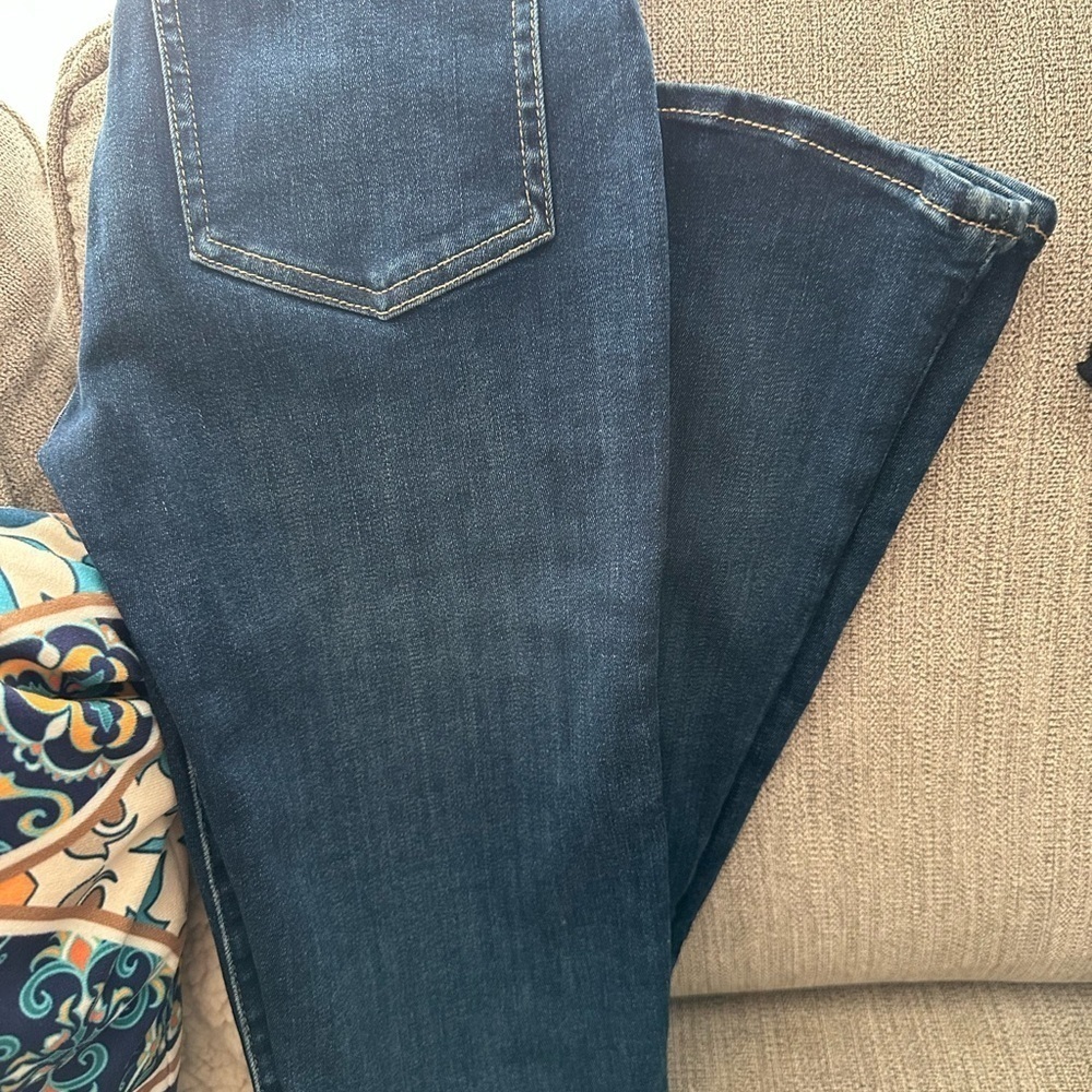 7 For All Mankind | Ultra High Rise Skinny Boot  No Filter Denim 24/32 - Picture 8 of 9